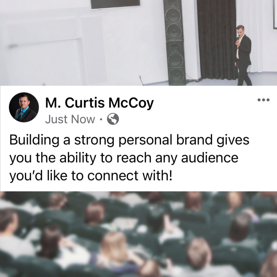 Building a strong personal brand gives you the ability to reach any audience you'd like to connect with!