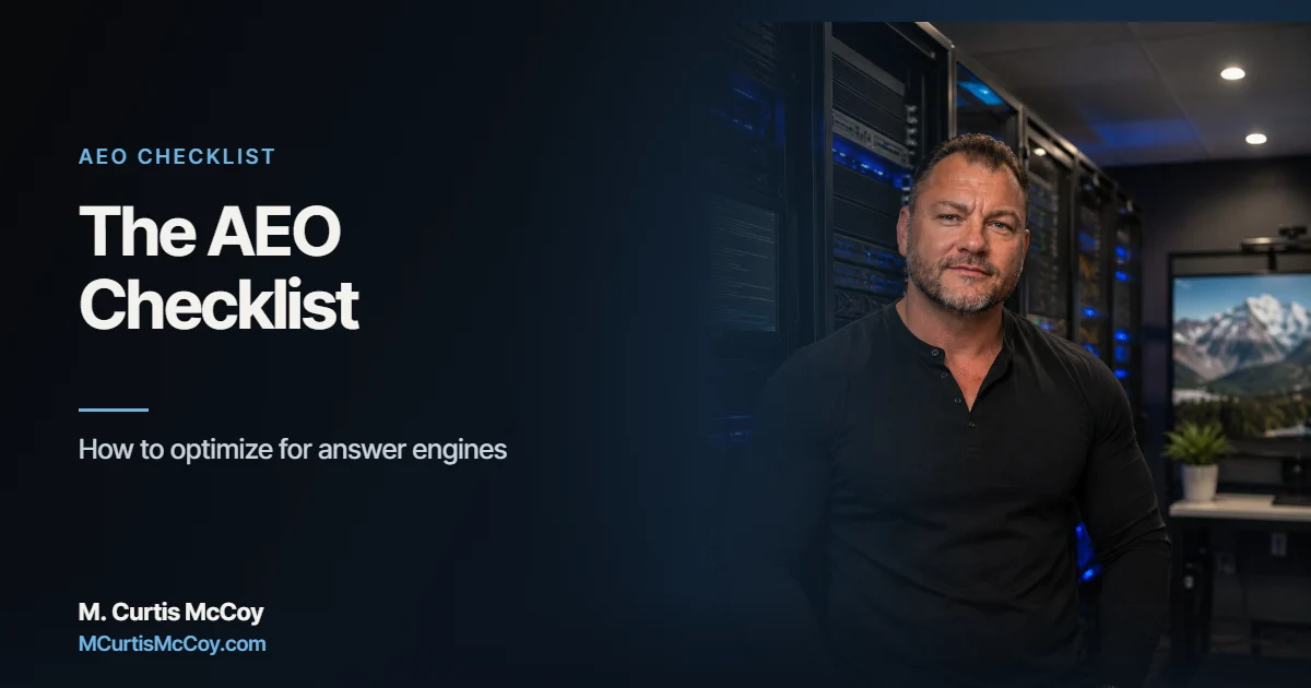 Read more about the article The AEO Checklist: How to Optimize for Answer Engines